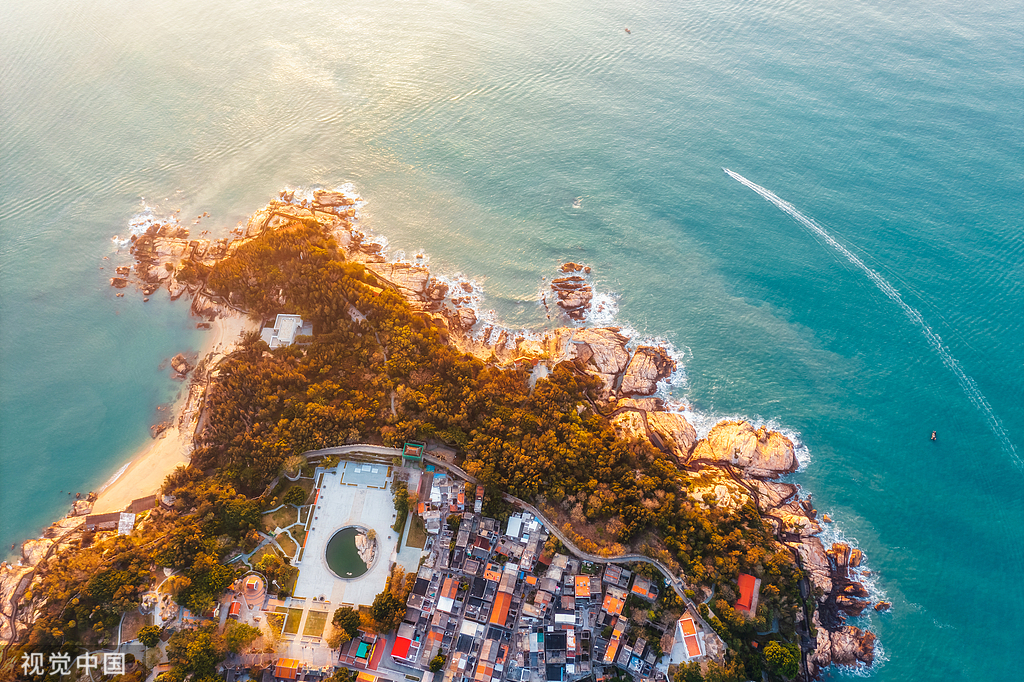福建东山岛航拍景观